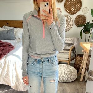 Lucy Fitted Athletic Half Zip Pullover